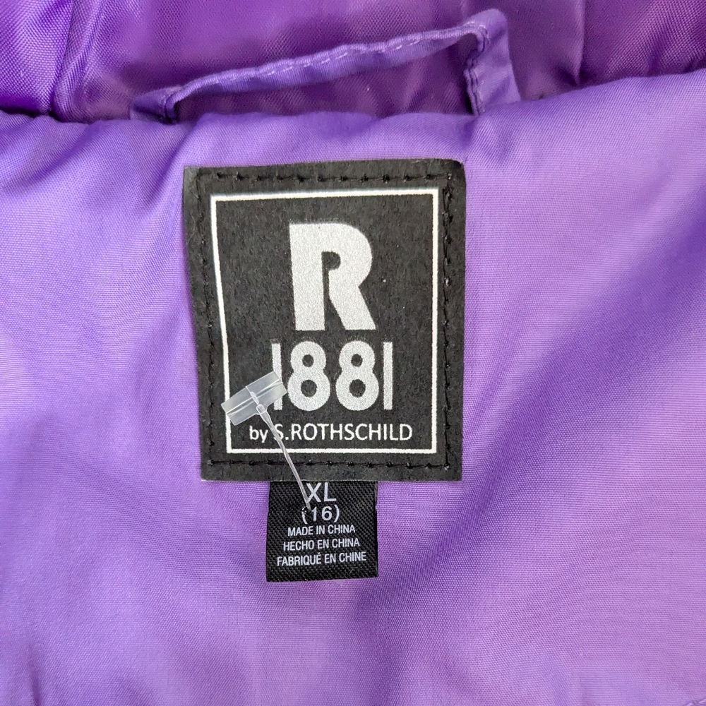 R1881 By Rothschild Girls Puffer Coat Size XL - Picture 13 of 13